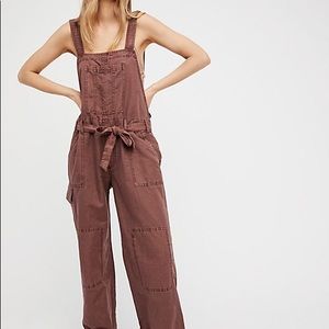 Free People Utility Overalls